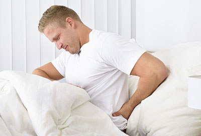 back pain bed